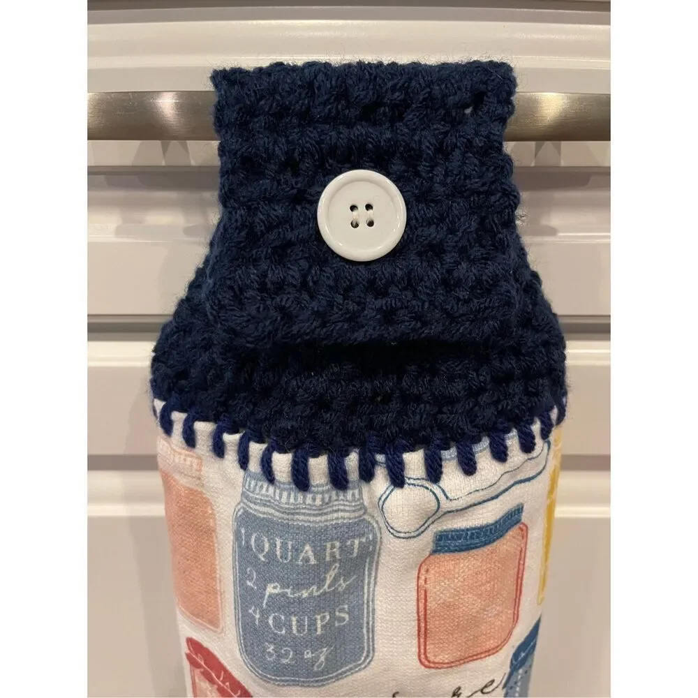 Crochet Top Kitchen Towel- Measure Life With Smiles
